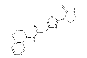 2-[2-(2-ketoimidazolidin-1-yl)thiazol-4-yl]-N-thiochroman-4-yl-acetamide