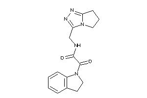 N-(6,7-dihydro-5H-pyrrolo[2,1-c][1,2,4]triazol-3-ylmethyl)-2-indolin-1-yl-2-keto-acetamide