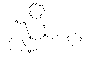 4-benzoyl-N-(tetrahydrofurfuryl)-1-oxa-4-azaspiro[4.5]decane-3-carboxamide