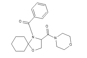 (4-benzoyl-1-oxa-4-azaspiro[4.5]decan-3-yl)-morpholino-methanone