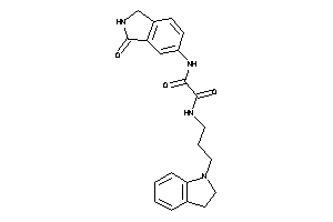 N-(3-indolin-1-ylpropyl)-N'-(3-ketoisoindolin-5-yl)oxamide