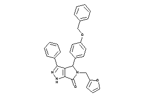 4-(4-benzoxyphenyl)-5-(2-furfuryl)-3-phenyl-1,4-dihydropyrrolo[3,4-c]pyrazol-6-one