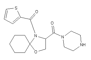 Piperazino-[4-(2-thenoyl)-1-oxa-4-azaspiro[4.5]decan-3-yl]methanone