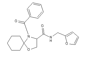 4-benzoyl-N-(2-furfuryl)-1-oxa-4-azaspiro[4.5]decane-3-carboxamide