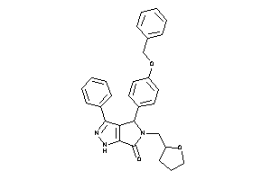 4-(4-benzoxyphenyl)-3-phenyl-5-(tetrahydrofurfuryl)-1,4-dihydropyrrolo[3,4-c]pyrazol-6-one