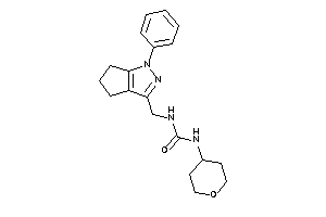 1-[(1-phenyl-5,6-dihydro-4H-cyclopenta[c]pyrazol-3-yl)methyl]-3-tetrahydropyran-4-yl-urea