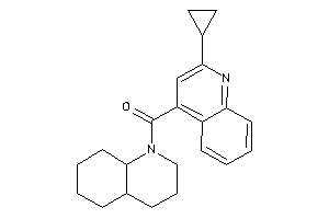 3,4,4a,5,6,7,8,8a-octahydro-2H-quinolin-1-yl-(2-cyclopropyl-4-quinolyl)methanone