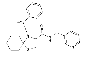 4-benzoyl-N-(3-pyridylmethyl)-1-oxa-4-azaspiro[4.5]decane-3-carboxamide