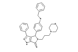 4-(4-benzoxyphenyl)-5-(3-morpholinopropyl)-3-phenyl-1,4-dihydropyrrolo[3,4-c]pyrazol-6-one