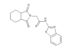 N-(1,3-benzothiazol-2-yl)-2-(1,3-diketo-3a,4,5,6,7,7a-hexahydroisoindol-2-yl)acetamide