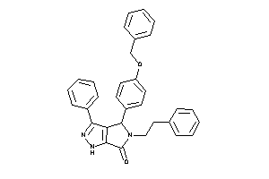 4-(4-benzoxyphenyl)-5-phenethyl-3-phenyl-1,4-dihydropyrrolo[3,4-c]pyrazol-6-one