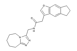 2-(6,7-dihydro-5H-cyclopenta[f]benzofuran-3-yl)-N-(6,7,8,9-tetrahydro-5H-[1,2,4]triazolo[4,3-a]azepin-3-ylmethyl)acetamide