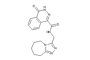 4-keto-N-(6,7,8,9-tetrahydro-5H-[1,2,4]triazolo[4,3-a]azepin-3-ylmethyl)-3H-phthalazine-1-carboxamide