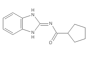 N-(1,3-dihydrobenzimidazol-2-ylidene)cyclopentanecarboxamide