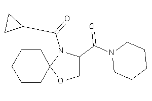 Cyclopropyl-[3-(piperidine-1-carbonyl)-1-oxa-4-azaspiro[4.5]decan-4-yl]methanone