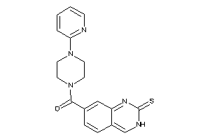 [4-(2-pyridyl)piperazino]-(2-thioxo-3H-quinazolin-7-yl)methanone