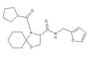 4-(cyclopentanecarbonyl)-N-(2-furfuryl)-1-oxa-4-azaspiro[4.5]decane-3-carboxamide