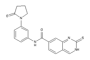 N-[3-(2-ketopyrrolidino)phenyl]-2-thioxo-3H-quinazoline-7-carboxamide