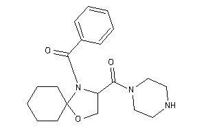 (4-benzoyl-1-oxa-4-azaspiro[4.5]decan-3-yl)-piperazino-methanone