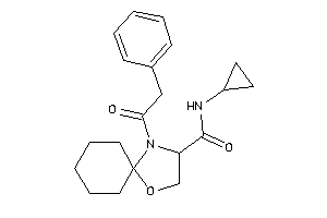 N-cyclopropyl-4-(2-phenylacetyl)-1-oxa-4-azaspiro[4.5]decane-3-carboxamide