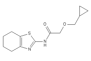 2-(cyclopropylmethoxy)-N-(4,5,6,7-tetrahydro-1,3-benzothiazol-2-yl)acetamide