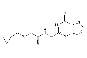 Image of 2-(cyclopropylmethoxy)-N-[(4-keto-3H-thieno[3,2-d]pyrimidin-2-yl)methyl]acetamide