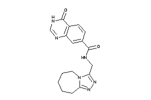 4-keto-N-(6,7,8,9-tetrahydro-5H-[1,2,4]triazolo[4,3-a]azepin-3-ylmethyl)-3H-quinazoline-7-carboxamide