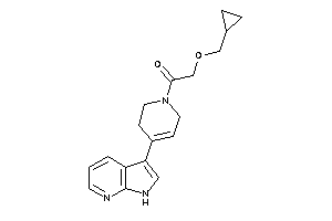 2-(cyclopropylmethoxy)-1-[4-(1H-pyrrolo[2,3-b]pyridin-3-yl)-3,6-dihydro-2H-pyridin-1-yl]ethanone