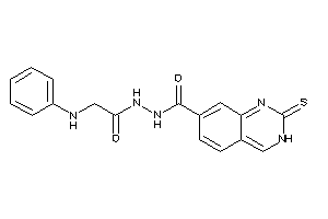 N'-(2-anilinoacetyl)-2-thioxo-3H-quinazoline-7-carbohydrazide