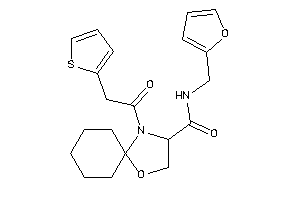 N-(2-furfuryl)-4-[2-(2-thienyl)acetyl]-1-oxa-4-azaspiro[4.5]decane-3-carboxamide