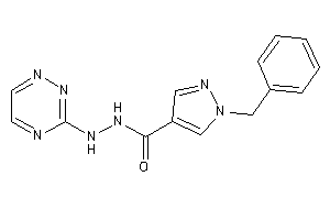 1-benzyl-N'-(1,2,4-triazin-3-yl)pyrazole-4-carbohydrazide