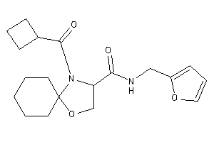 4-(cyclobutanecarbonyl)-N-(2-furfuryl)-1-oxa-4-azaspiro[4.5]decane-3-carboxamide