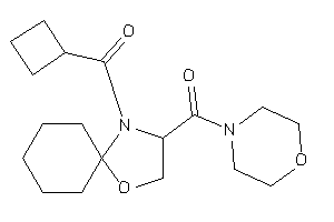 [4-(cyclobutanecarbonyl)-1-oxa-4-azaspiro[4.5]decan-3-yl]-morpholino-methanone