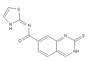 N-(4-thiazolin-2-ylidene)-2-thioxo-3H-quinazoline-7-carboxamide
