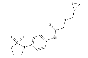 2-(cyclopropylmethoxy)-N-[4-(1,1-diketo-1,2-thiazolidin-2-yl)phenyl]acetamide