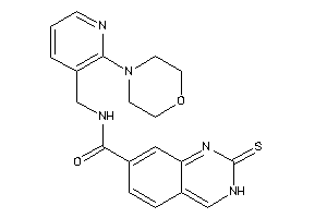 N-[(2-morpholino-3-pyridyl)methyl]-2-thioxo-3H-quinazoline-7-carboxamide