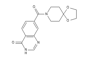 7-(1,4-dioxa-8-azaspiro[4.5]decane-8-carbonyl)-3H-quinazolin-4-one