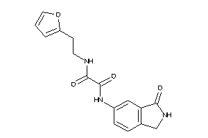 N-[2-(2-furyl)ethyl]-N'-(3-ketoisoindolin-5-yl)oxamide