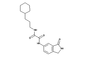 N-(3-cyclohexylpropyl)-N'-(3-ketoisoindolin-5-yl)oxamide