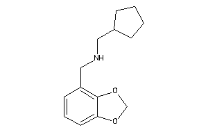 1,3-benzodioxol-4-ylmethyl(cyclopentylmethyl)amine