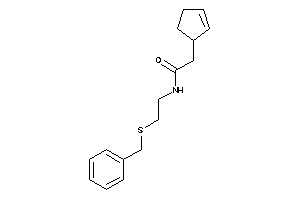 N-[2-(benzylthio)ethyl]-2-cyclopent-2-en-1-yl-acetamide