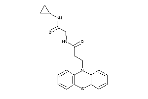 Image of N-[2-(cyclopropylamino)-2-keto-ethyl]-3-phenothiazin-10-yl-propionamide
