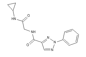 N-[2-(cyclopropylamino)-2-keto-ethyl]-2-phenyl-triazole-4-carboxamide