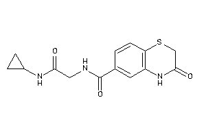 N-[2-(cyclopropylamino)-2-keto-ethyl]-3-keto-4H-1,4-benzothiazine-6-carboxamide