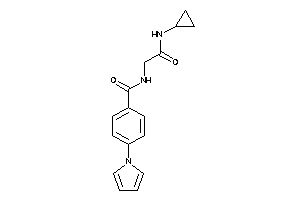 Image of N-[2-(cyclopropylamino)-2-keto-ethyl]-4-pyrrol-1-yl-benzamide