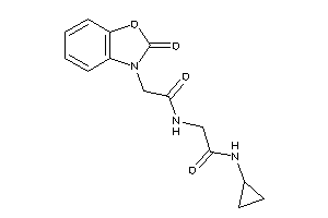 N-cyclopropyl-2-[[2-(2-keto-1,3-benzoxazol-3-yl)acetyl]amino]acetamide