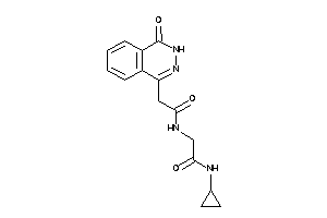 N-cyclopropyl-2-[[2-(4-keto-3H-phthalazin-1-yl)acetyl]amino]acetamide