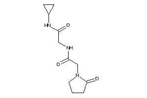 N-cyclopropyl-2-[[2-(2-ketopyrrolidino)acetyl]amino]acetamide