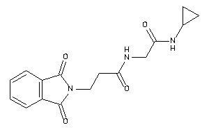 N-[2-(cyclopropylamino)-2-keto-ethyl]-3-phthalimido-propionamide