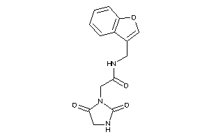 N-(benzofuran-3-ylmethyl)-2-(2,5-diketoimidazolidin-1-yl)acetamide